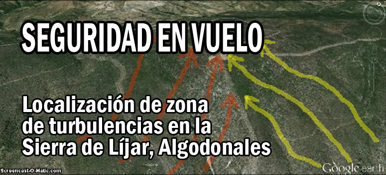 SEGURIDAD EN PARAPENTE: Localización de zona turbulenta en la Sierra de Líjar (Algodonales)